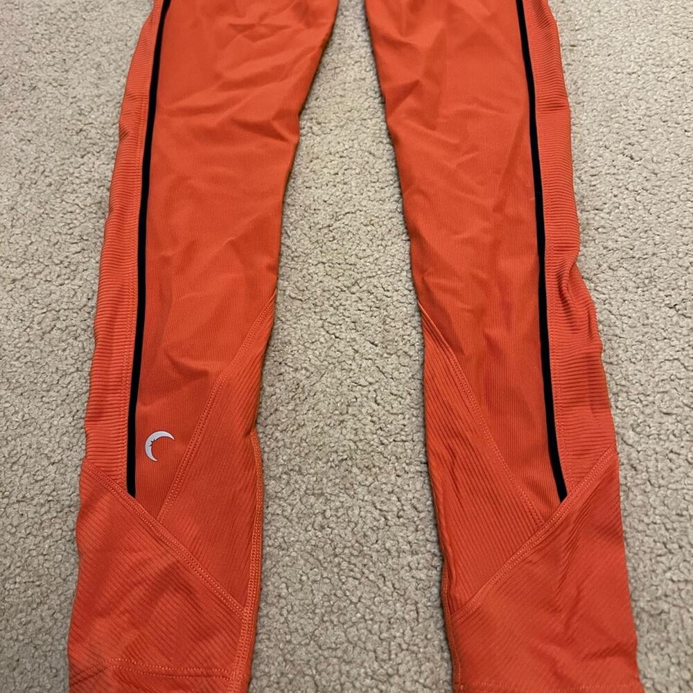 Zyia Burnt Orange Premium Leggings 6-8 Gym Workout Running Athleisure Fitness - Picture 4 of 4